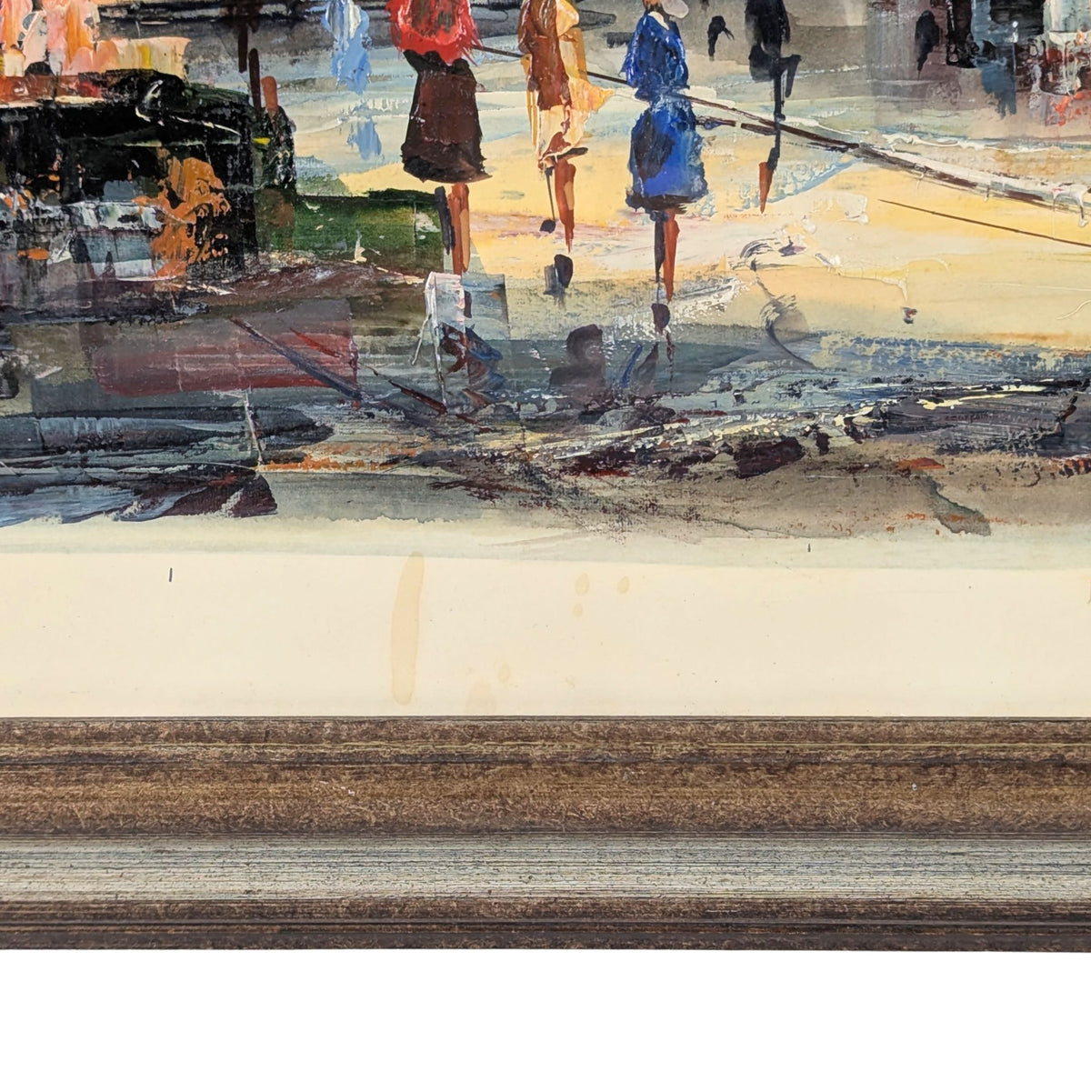 Cepo (Jean Nicol) "La Mère Catherine, Paris" Mixed Media Painting, 1975