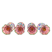 MacKenzie Childs "Molten Confetti" Set of 4 Juice Glasses