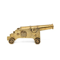 Vintage Virginia Metalcrafters Brass Naval Desk Cannon, #3805