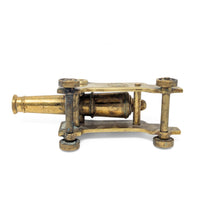 Vintage Virginia Metalcrafters Brass Naval Desk Cannon, #3805