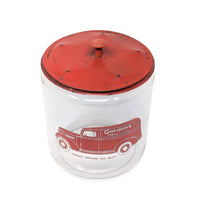 Vintage Gordon's Fresh Foods Countertop Jar w/ Metal Lid