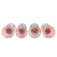 MacKenzie Childs "Molten Confetti" Set of 4 Iced Tea Glasses