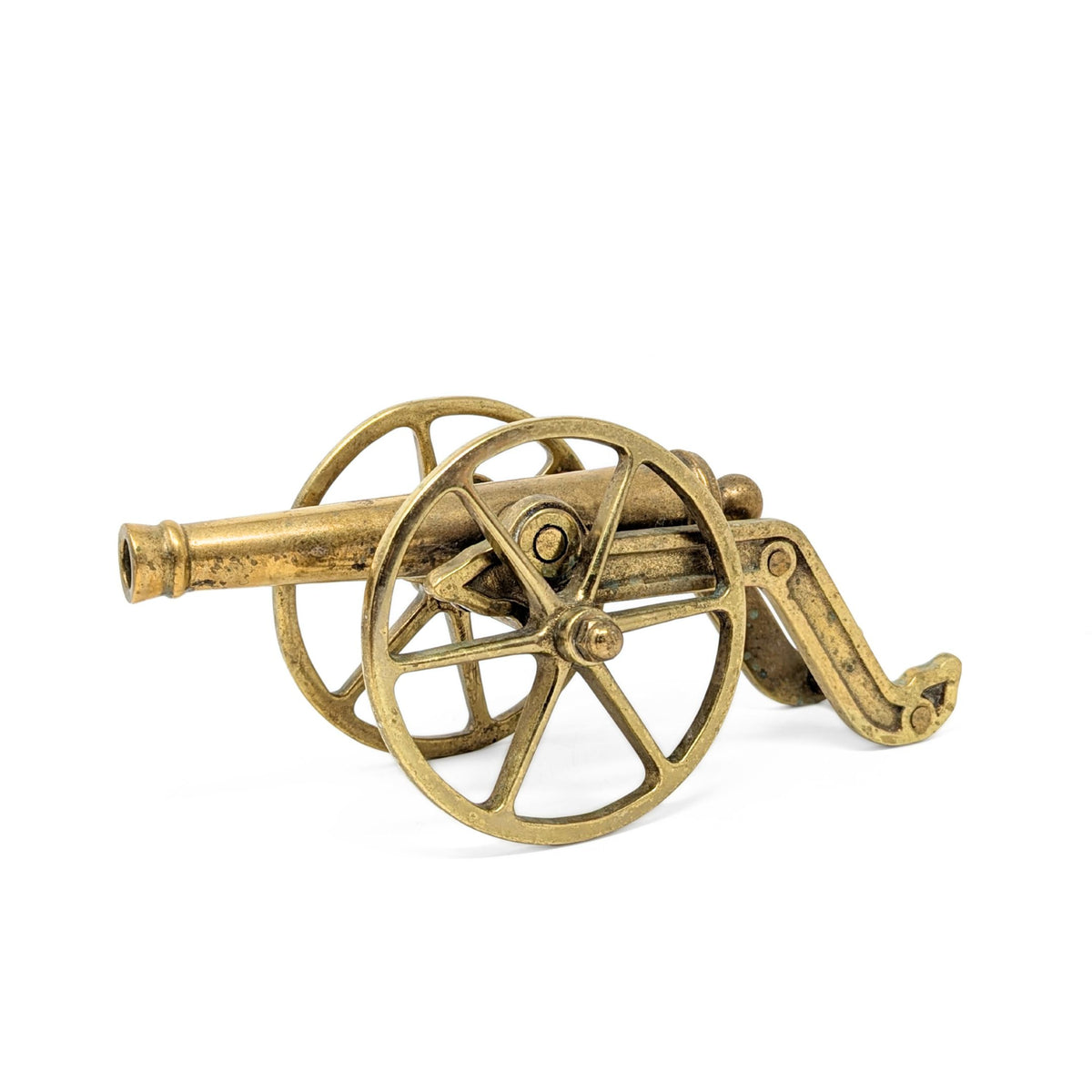 Vintage Virginia Metalcrafters Brass Desk Cannon #3804
