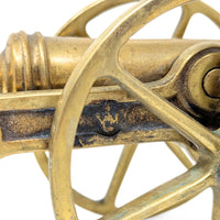 Vintage Virginia Metalcrafters Brass Desk Cannon #3804
