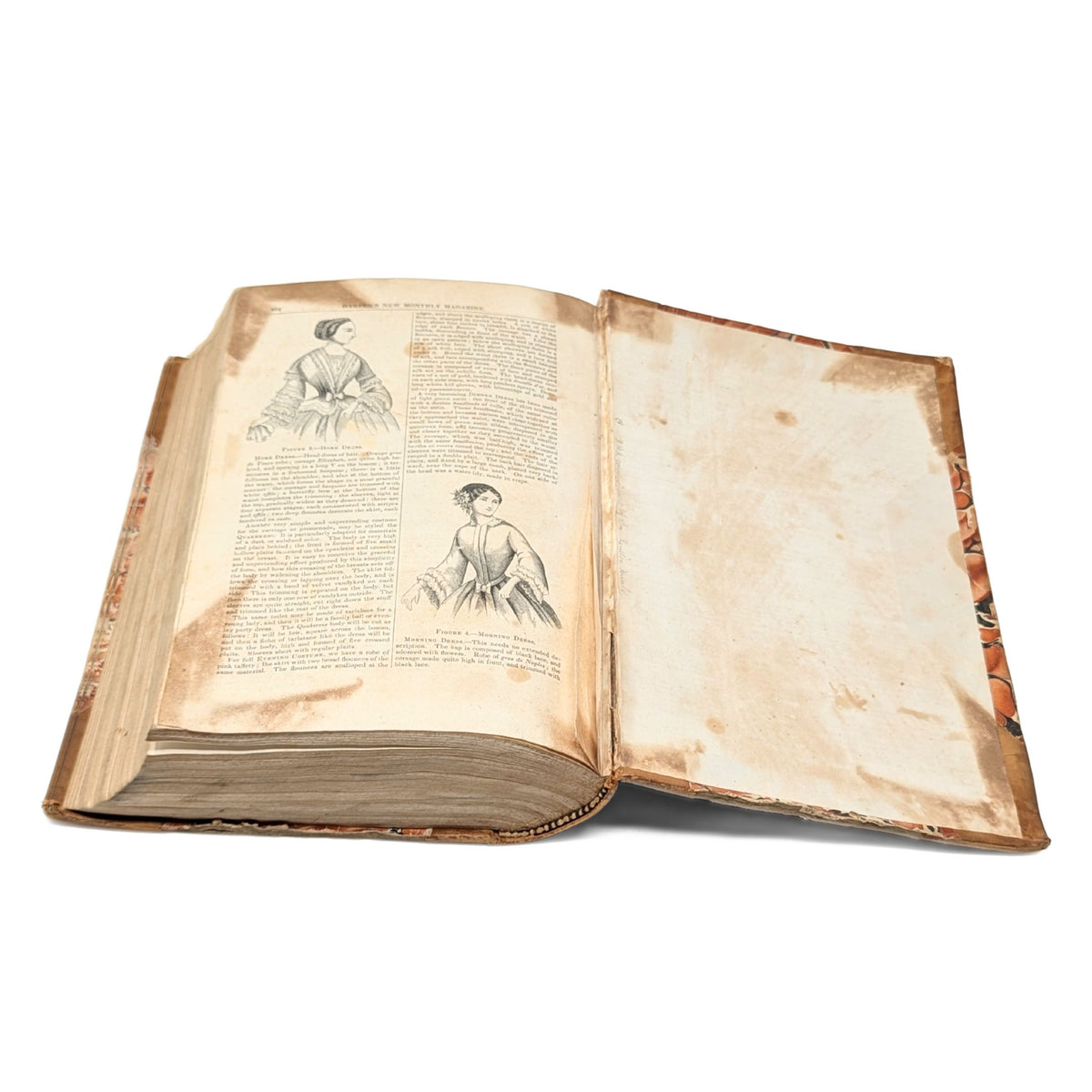 Harper's New Monthly Magazine, December 1850 - May 1853, (5) Bound Volumes
