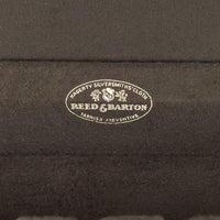 Reed & Barton 2-Tier Cherry Silverware Storage Chest, "B" Monogram Nameplate