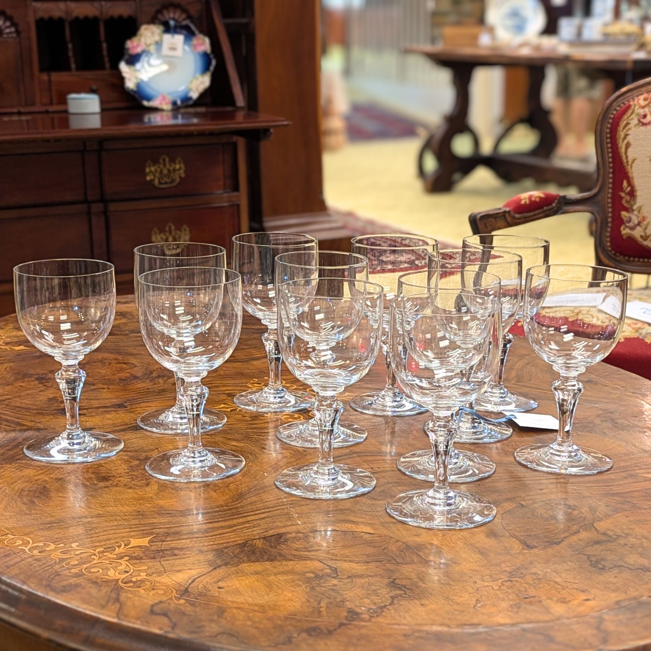 Baccarat クリスタル皿 約11.5cm Baccarat “Normandie” Crystal 21pc Stemware Set – Goodman's