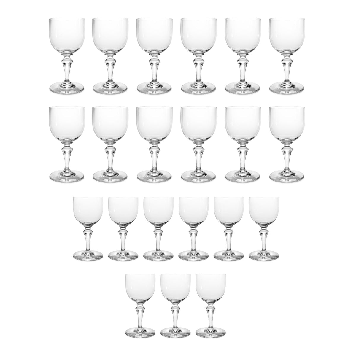 Baccarat “Normandie” Crystal 21pc Stemware Set