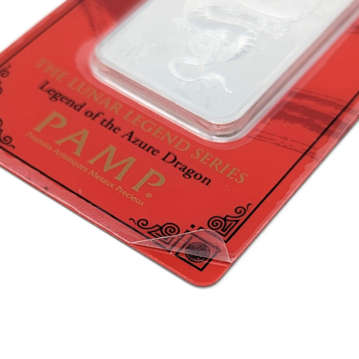 2024 PAMP Suisse 1oz Silver Bar, Lunar Legend Azure Dragon