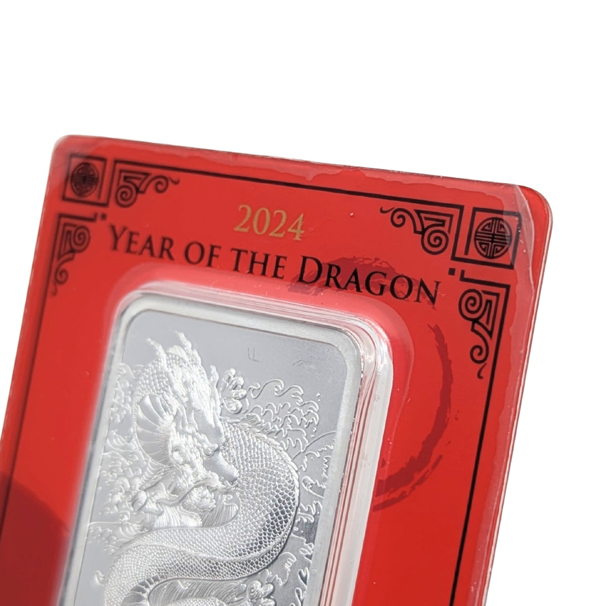 2024 PAMP Suisse 1oz Silver Bar, Lunar Legend Azure Dragon
