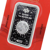 2024 PAMP Suisse 1oz Silver Bar, Lunar Legend Azure Dragon