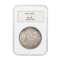 1900-O NGC MS63 Morgan Silver Dollar, Vintage Fatty Holder Old Slab - VAM 23C
