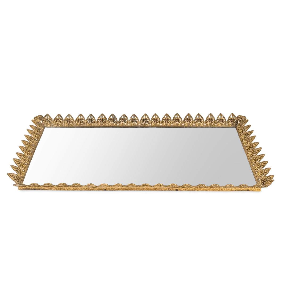 Hollywood Regency 25" Mirrored Vanity Tray