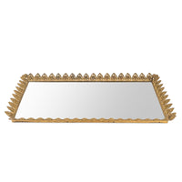 Hollywood Regency 25" Mirrored Vanity Tray