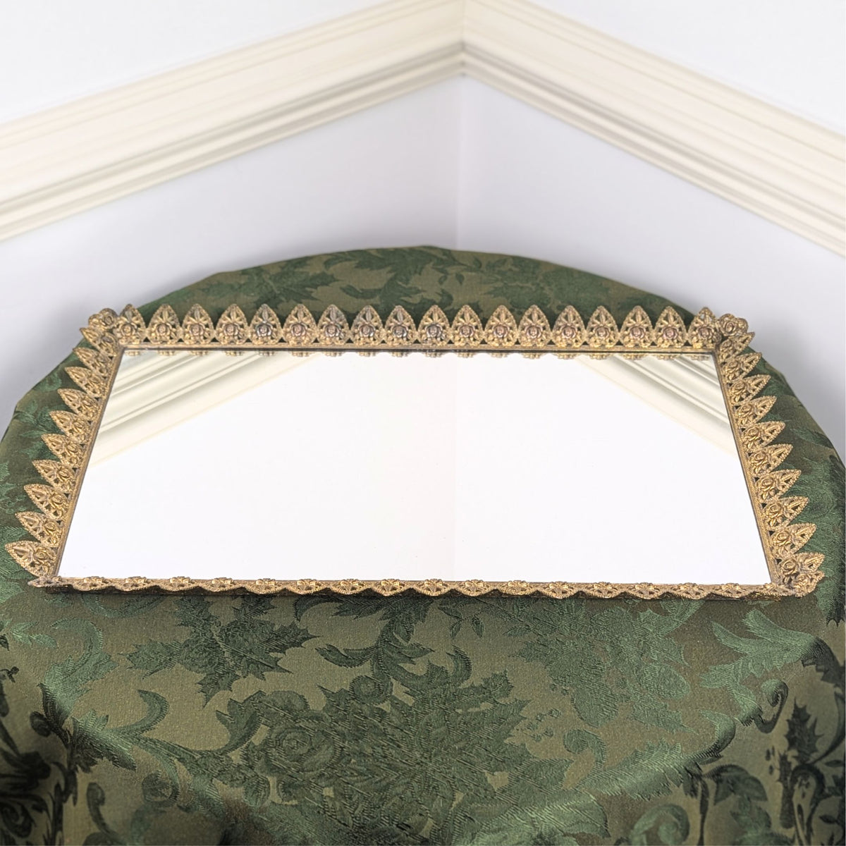 Hollywood Regency 25" Mirrored Vanity Tray