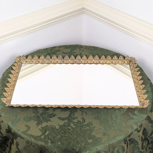 Hollywood Regency 25" Mirrored Vanity Tray