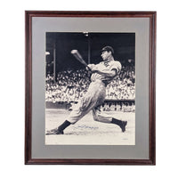 Joe DiMaggio Signed 23x27 Custom Framed Photo 1268/1941, No COA, NY Yankees