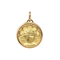 19K Gold French Cherub/Angel Pendant or Charm