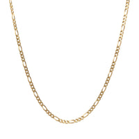 10K Gold Italian 4.4mm Figaro Link 21” Chain