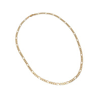 10K Gold Italian 4.4mm Figaro Link 21” Chain