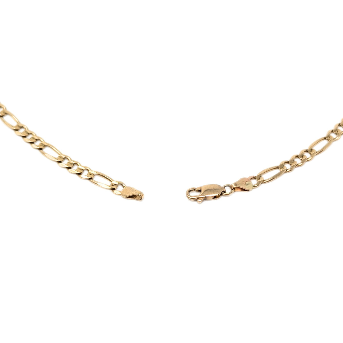 10K Gold Italian 4.4mm Figaro Link 21” Chain