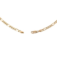 10K Gold Italian 4.4mm Figaro Link 21” Chain