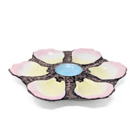 Antique 19th c. French Porcelain Oyster Plate