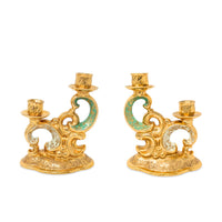 Victoria Czechoslovakia Porcelain Le Mieux 3pc Garniture Set