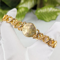 Pitman & Keeler Edwardian “American Queen” Gold Filled Sweetheart Bracelet