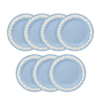 Wedgwood Queensware Cream Color on Lavender 8 1/8" Salad Plates (7)