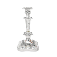 Birmingham Silver Co. 1930’s Silverplate Baroque Candlesticks, 11"
