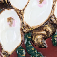 1880's Limoges French Turkey Oyster Plate