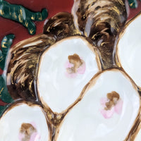 1880's Limoges French Turkey Oyster Plate
