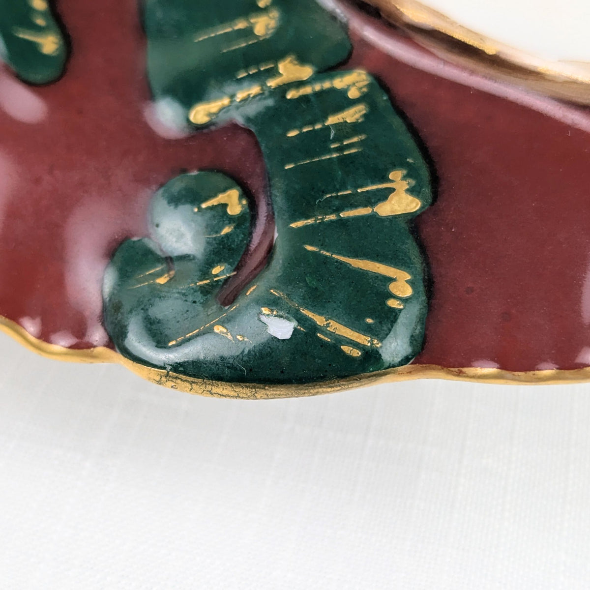 1880's Limoges French Turkey Oyster Plate