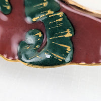 1880's Limoges French Turkey Oyster Plate
