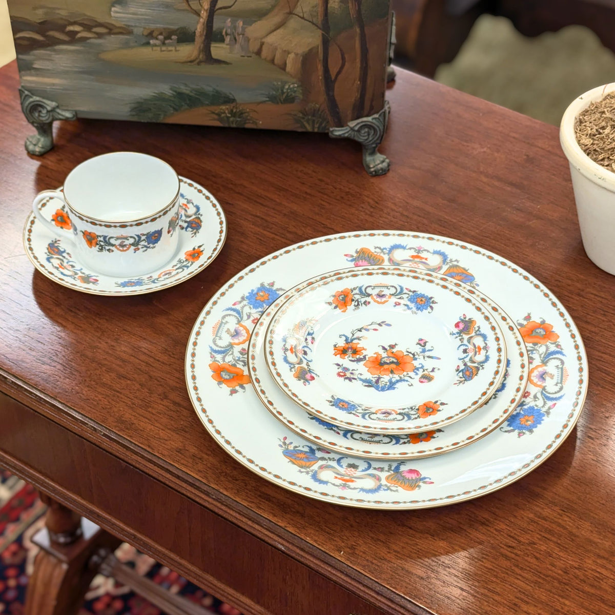 Raynaud Limoges "Vieux Chine" 78pc China Set