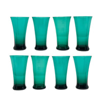 Royal Leerdam Williamsburg CW5T Emerald Iced Tea Glasses (8)