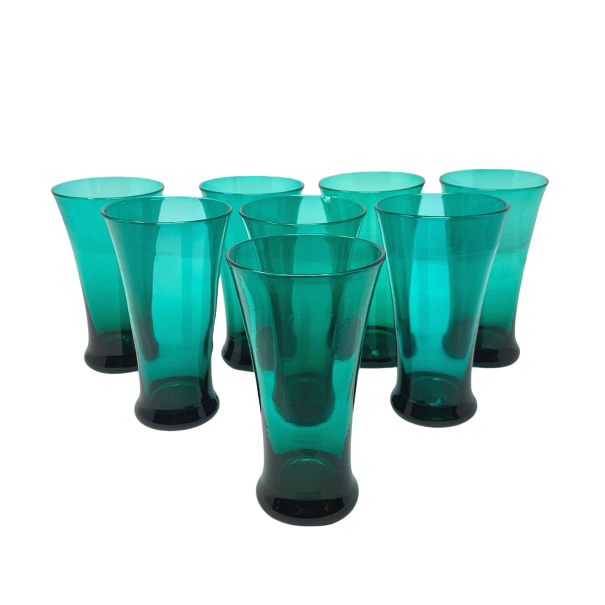 Royal Leerdam Williamsburg CW5T Emerald Iced Tea Glasses (8)