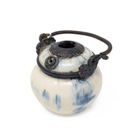 Antique Chinese "Bleu de Hue" Porcelain Herbal Pot