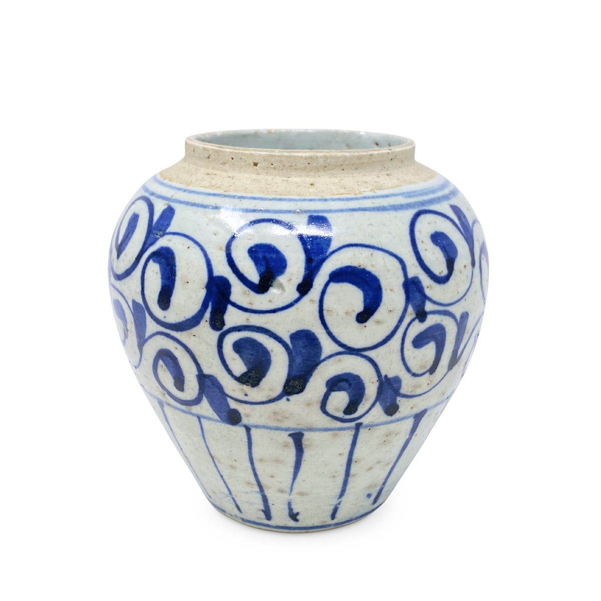 Antique Chinese Blue & White Ginger Jar