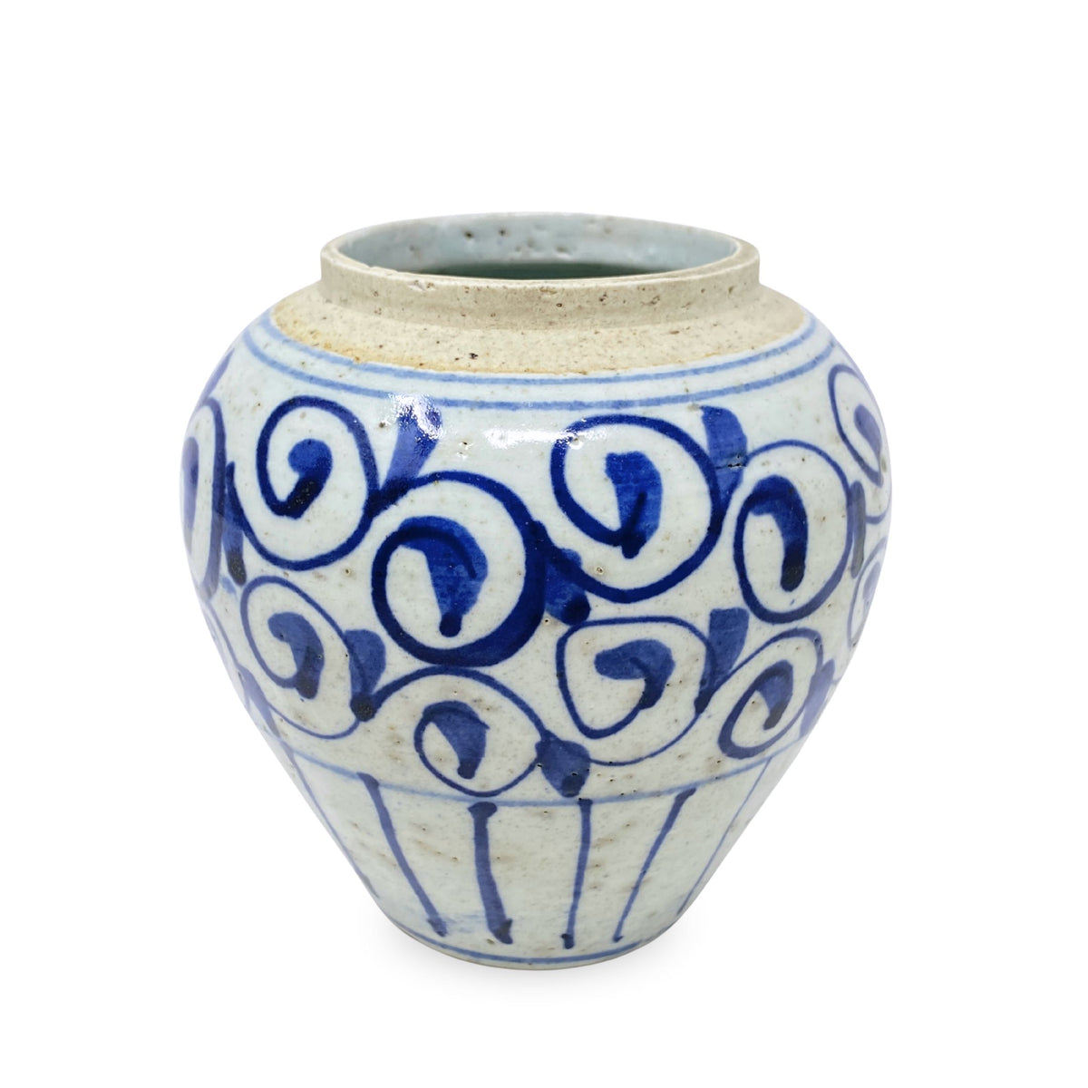 Antique Chinese Blue & White Ginger Jar