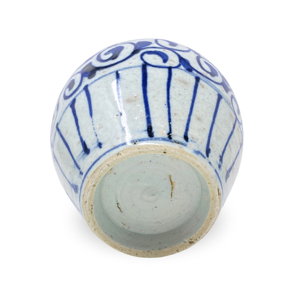 Antique Chinese Blue & White Ginger Jar