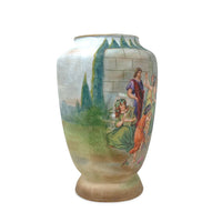 Royal Bayreuth Ca. 1900 Dancing Muses Tapestry Vase