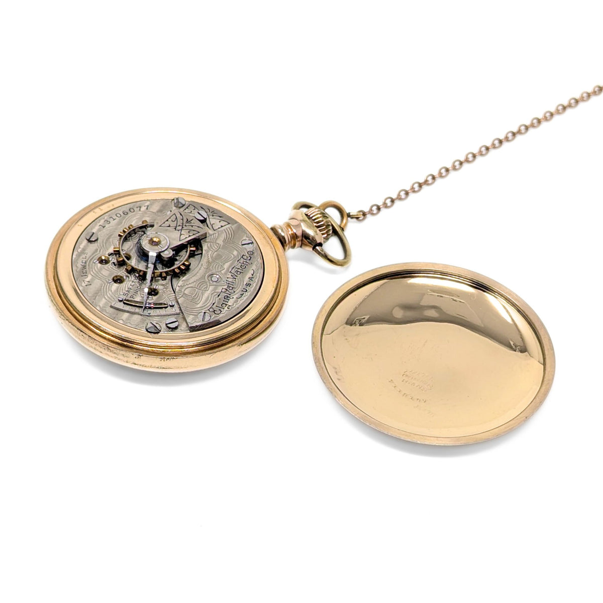 Elgin 1908 Grade-336 Model-5 GF 18s 17j Pocket Watch (Running)