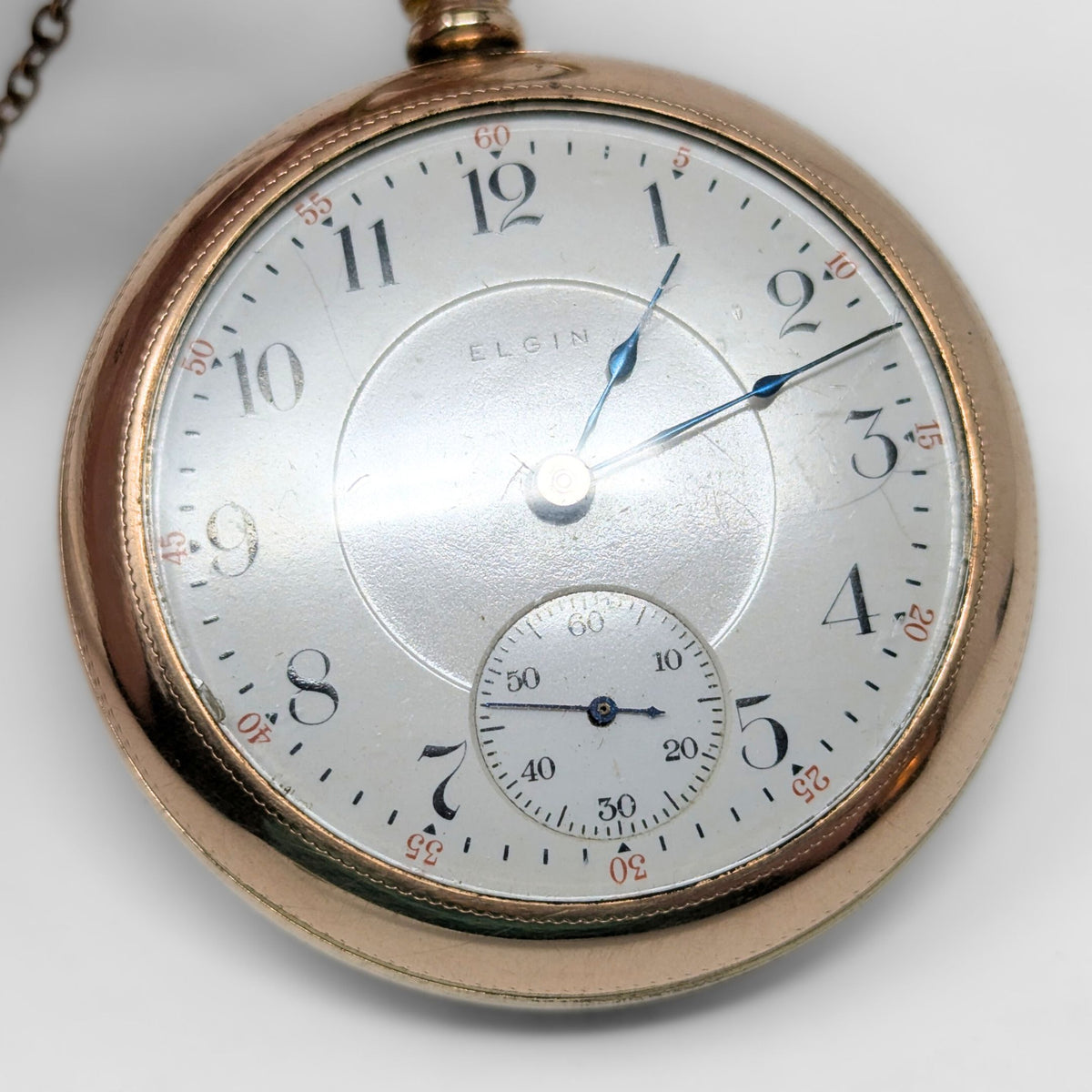 Elgin 1908 Grade-336 Model-5 GF 18s 17j Pocket Watch (Running)