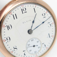Elgin 1908 Grade-336 Model-5 GF 18s 17j Pocket Watch (Running)