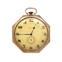 Waltham Octagon Opera Ruby Model-1912 6/0s-18s Pocket Watch (Running)