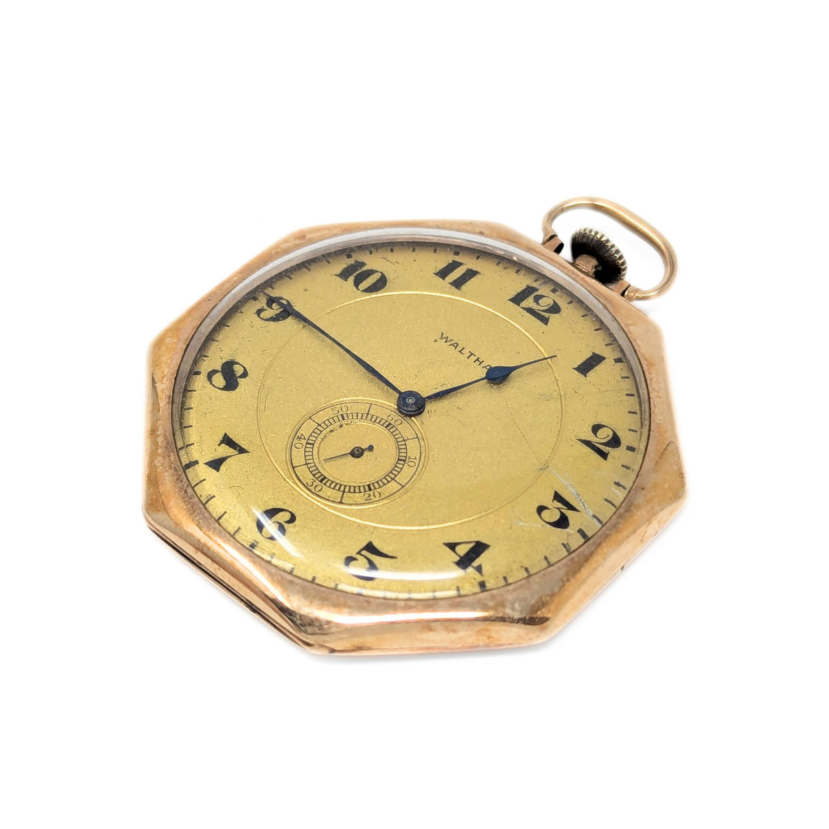 Waltham Octagon Opera Ruby Model-1912 6/0s-18s Pocket Watch (Running)