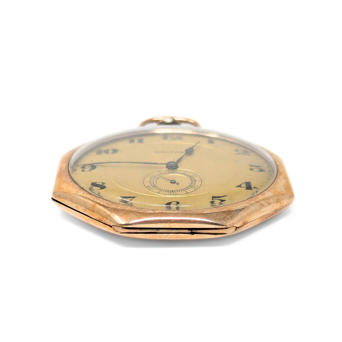 Waltham Octagon Opera Ruby Model-1912 6/0s-18s Pocket Watch (Running)