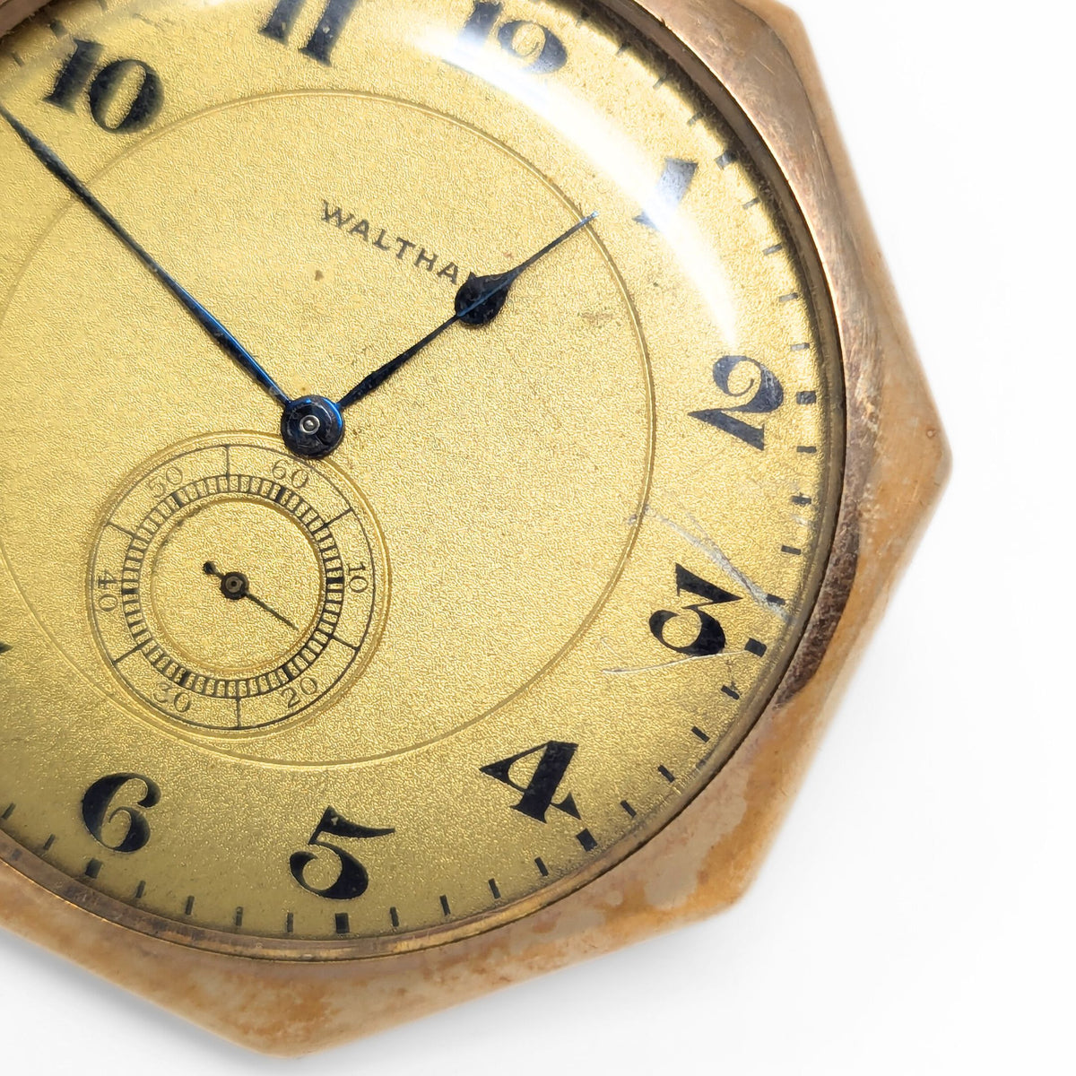 Waltham Octagon Opera Ruby Model-1912 6/0s-18s Pocket Watch (Running)